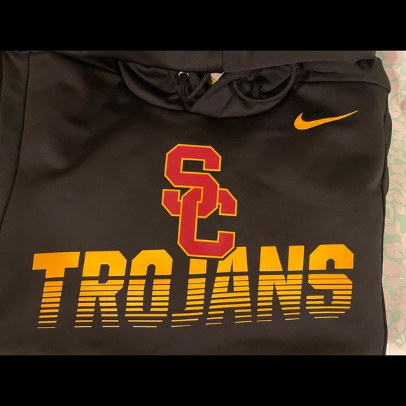 Nike dri fit men’s usc Trojans on field hoodie